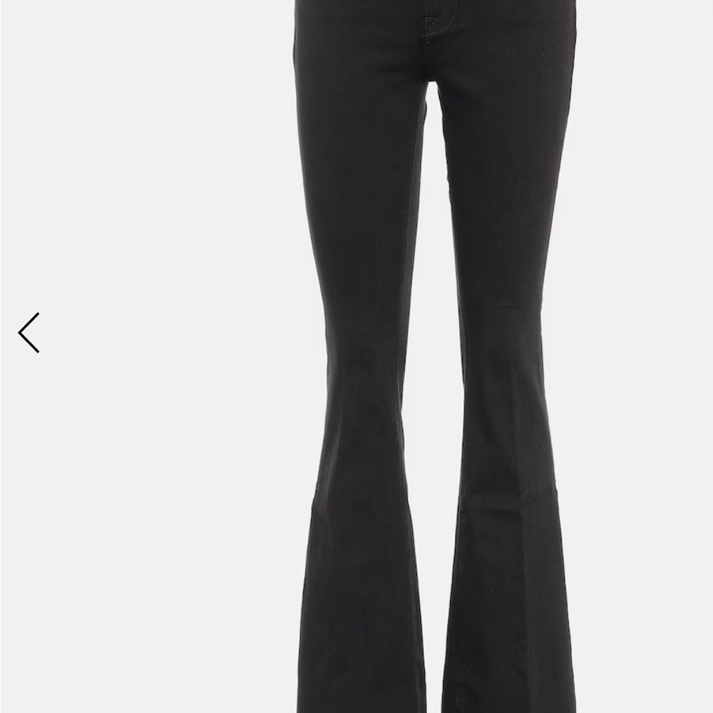 Frame Denim Black Flare Jeans